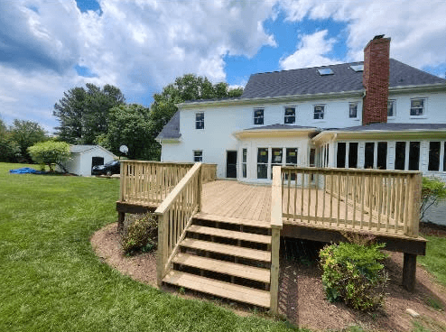 Deck construction project