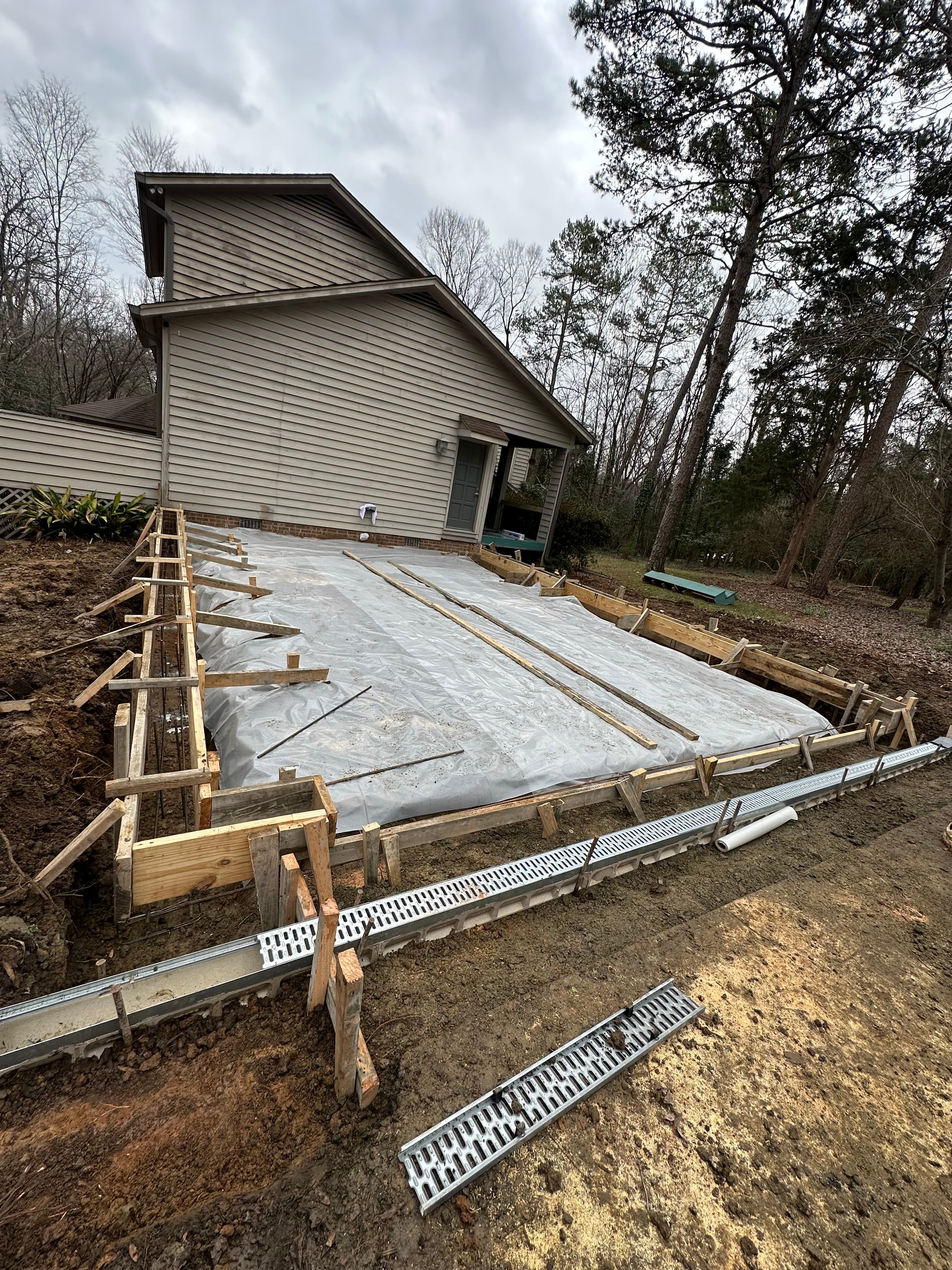 Garage renovation before - Project D