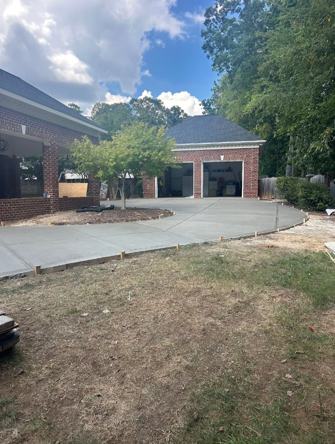 Heathmoor project - Carport construction